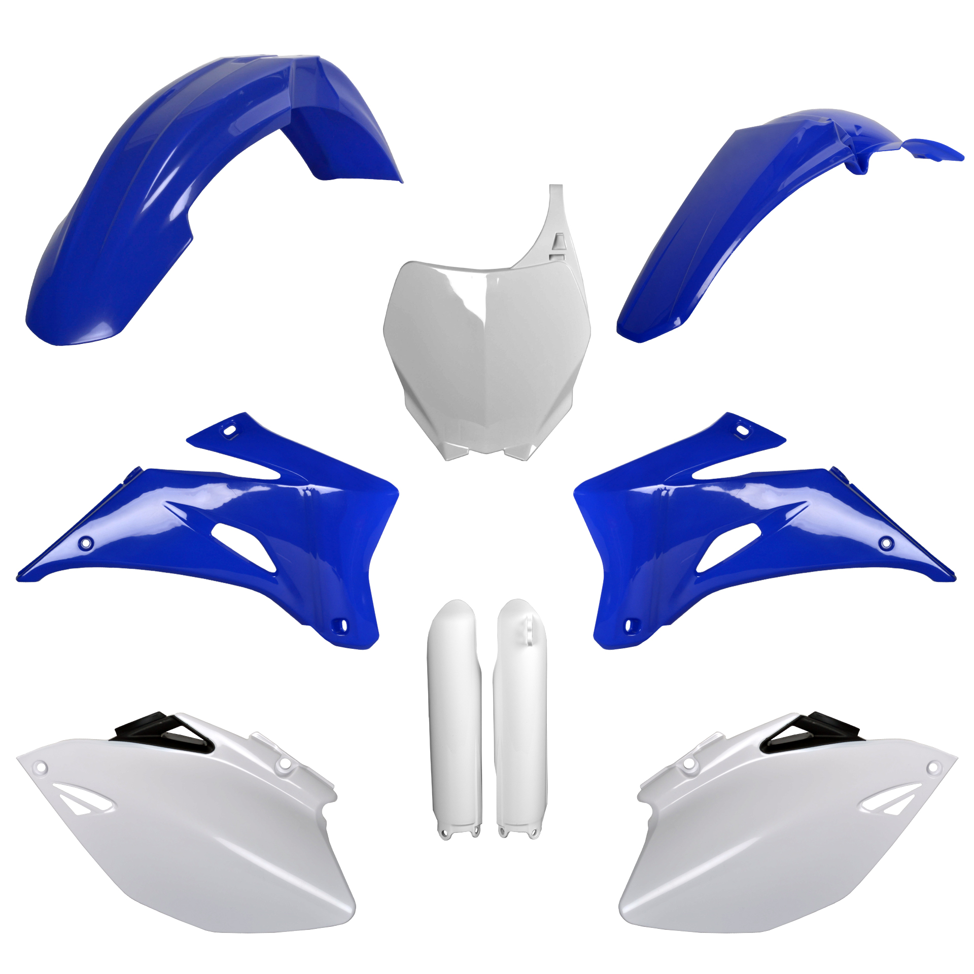 Plastic body kit POLISPORT 91395 OEM Color for YAMAHA YZ 250 F 2008-2009, YAMAHA YZ 450 F 2008-2009