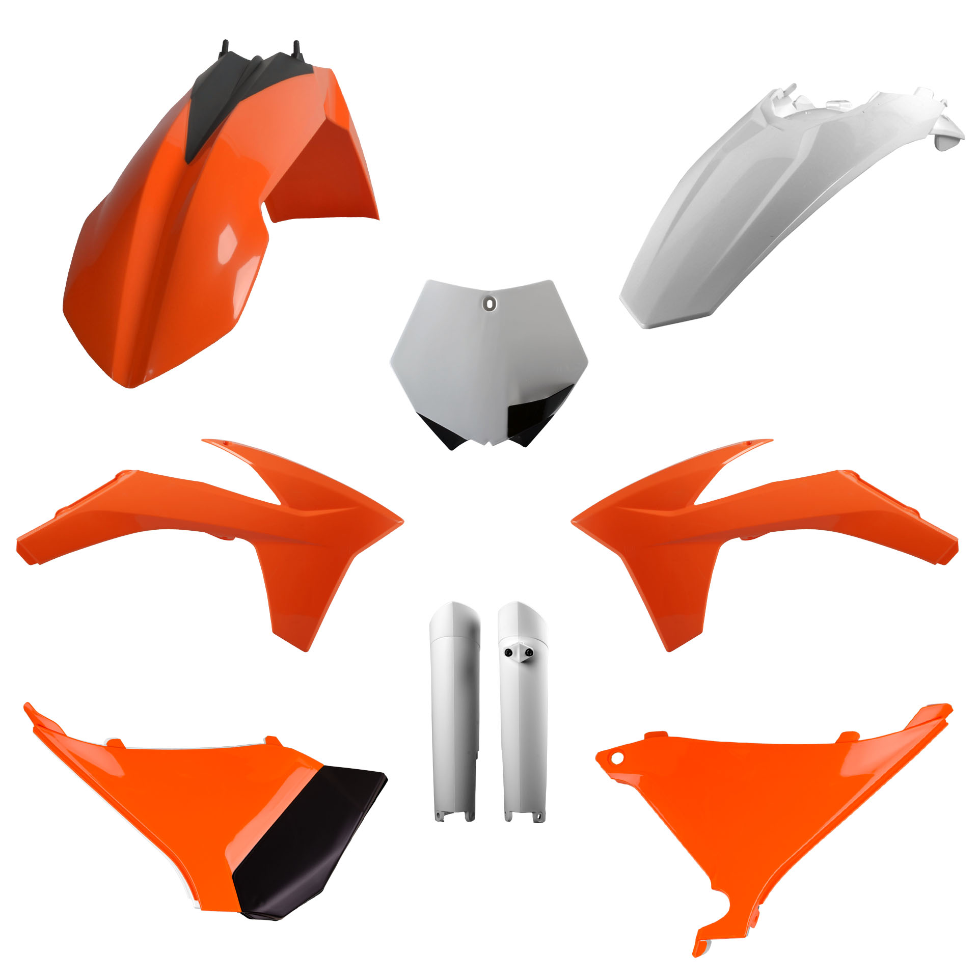 Plastic body kit POLISPORT 91443 OEM Color