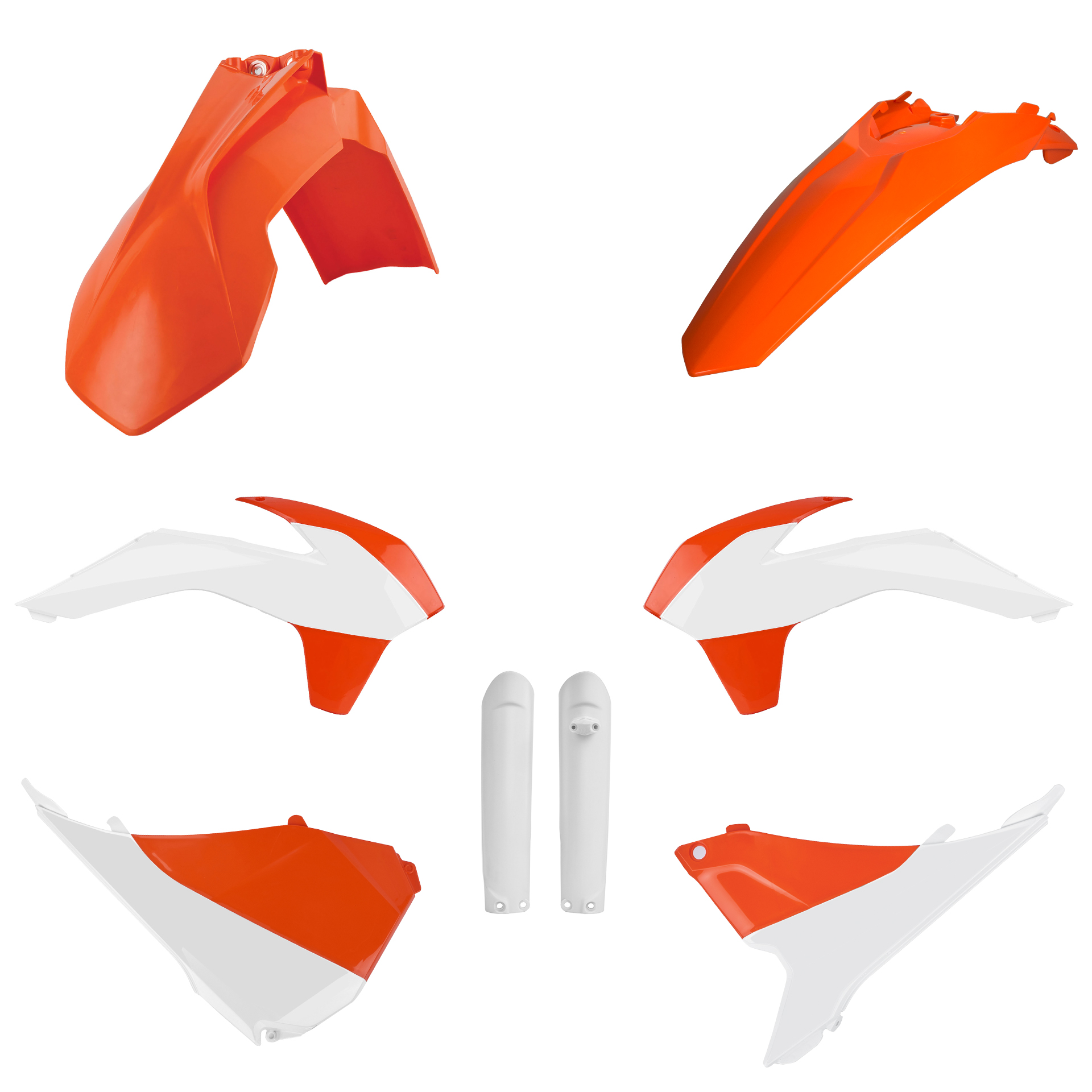 Plastic body kit POLISPORT 91464 OEM Color for KTM XC-W 300 2016