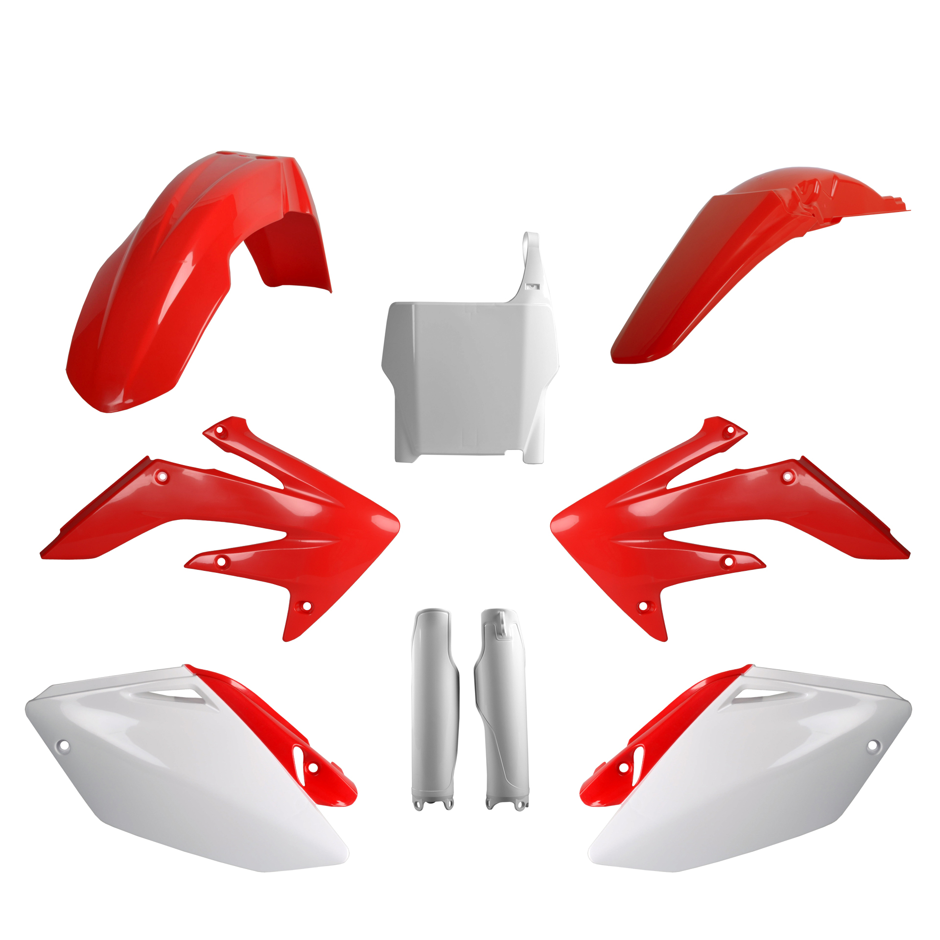 Plastic body kit POLISPORT 91518 OEM Color for HONDA CRF 250 R 2004-2005