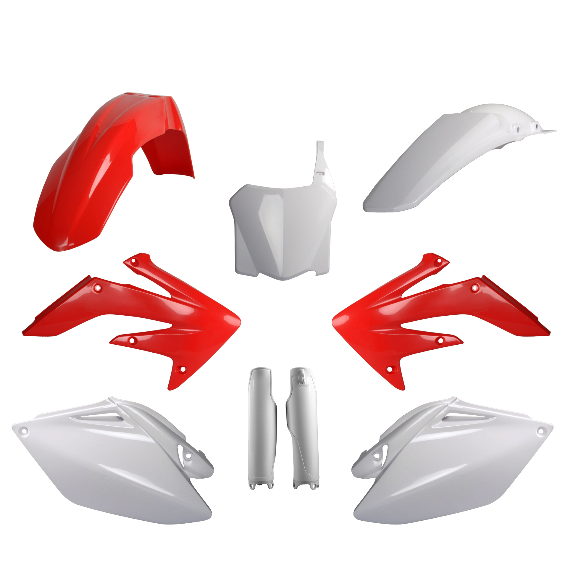 Plastic body kit POLISPORT 91524 OEM Color for HONDA CRF 250 R 2009