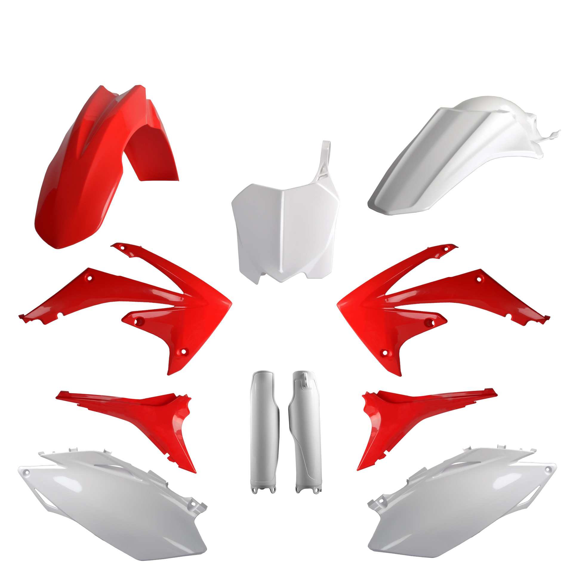 Plastic body kit POLISPORT 91525 OEM Color for HONDA CRF 450 R 2009-2010, HONDA CRF 250 R 2010