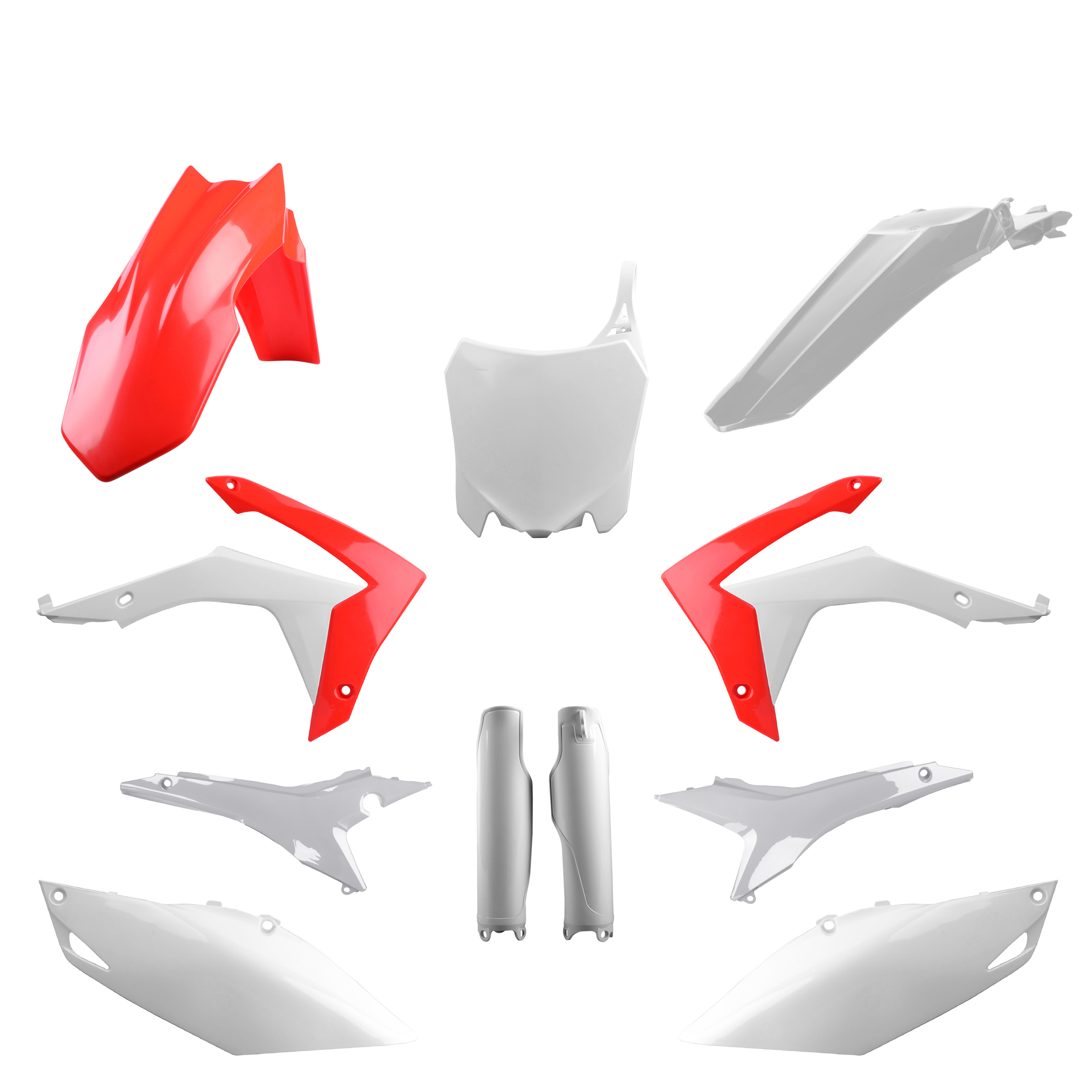 Plastic body kit POLISPORT 91530 OEM Color for HONDA CRF 450 R 2013-2016, HONDA CRF 250 R 2014-2017