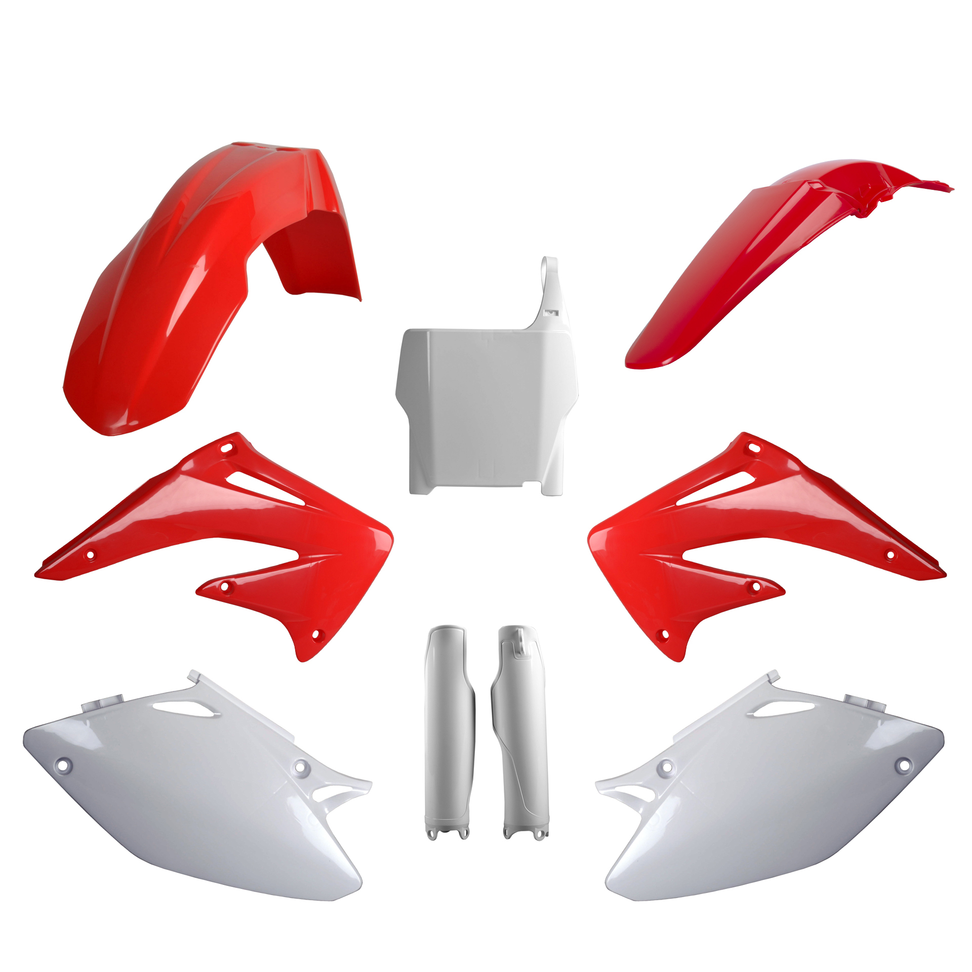 Plastic body kit POLISPORT 91540 OEM Color for HONDA CRF 450 R 2004