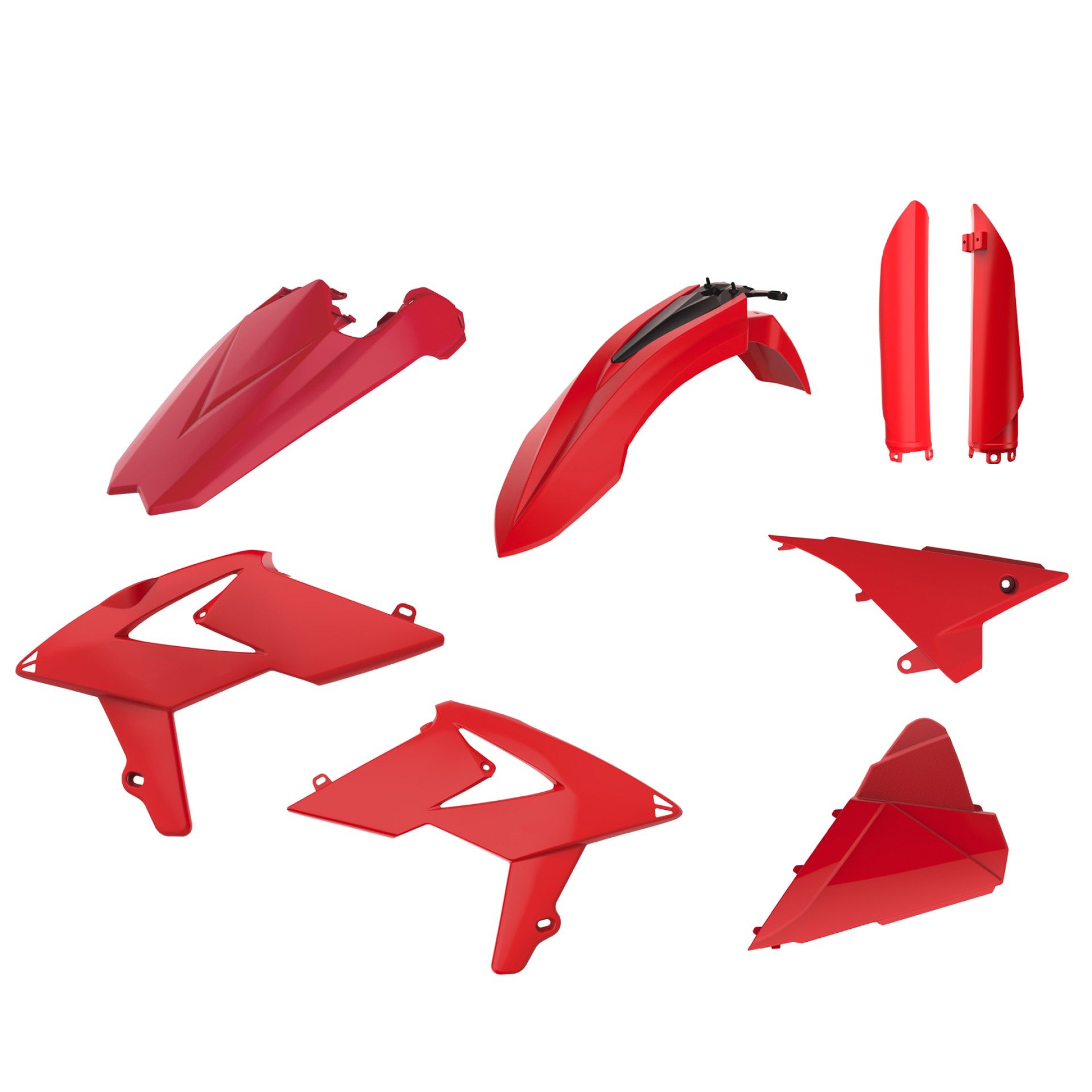 Plastic body kit POLISPORT 91554 Crven