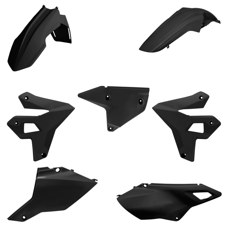 Plastic body kit POLISPORT 91589 restyling Crni