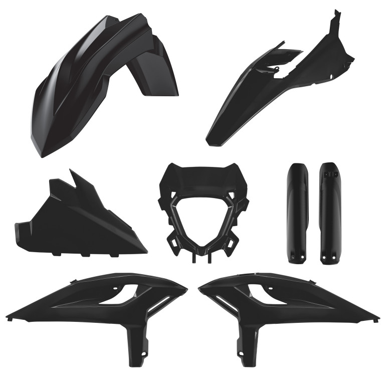 Plastic body kit POLISPORT 91596 Crni