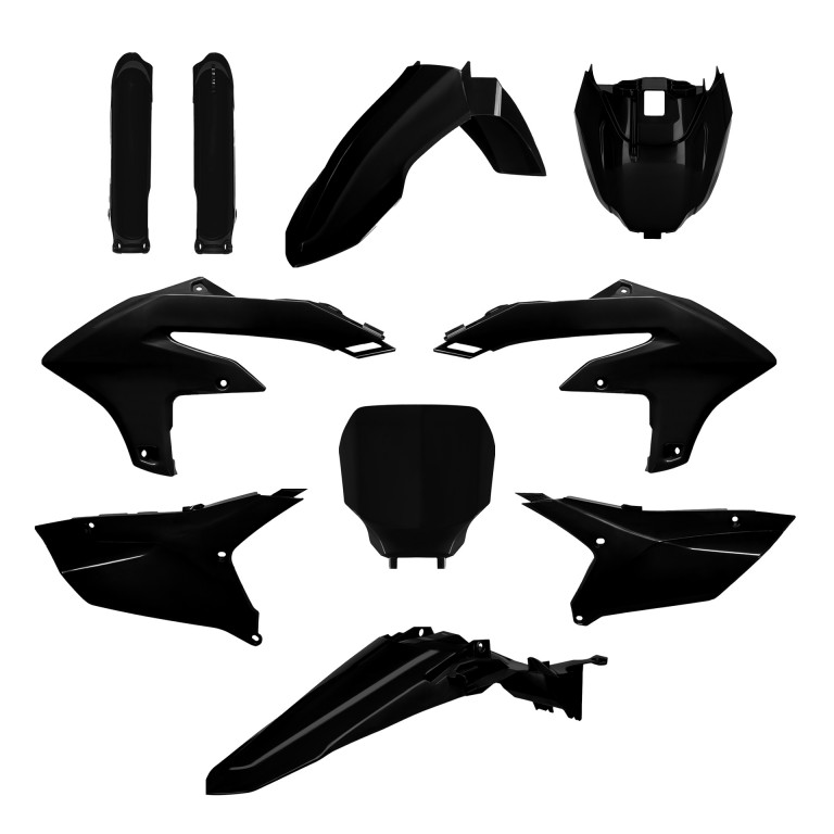 Plastic body kit POLISPORT 91612 Crni