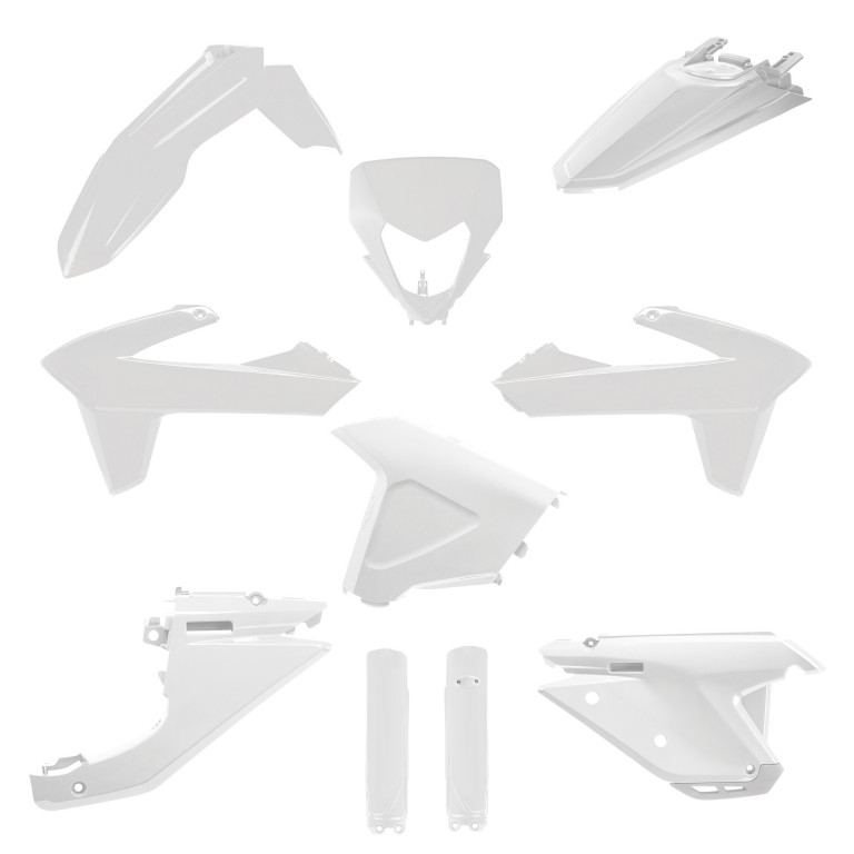 Plastic body kit POLISPORT 91623 White