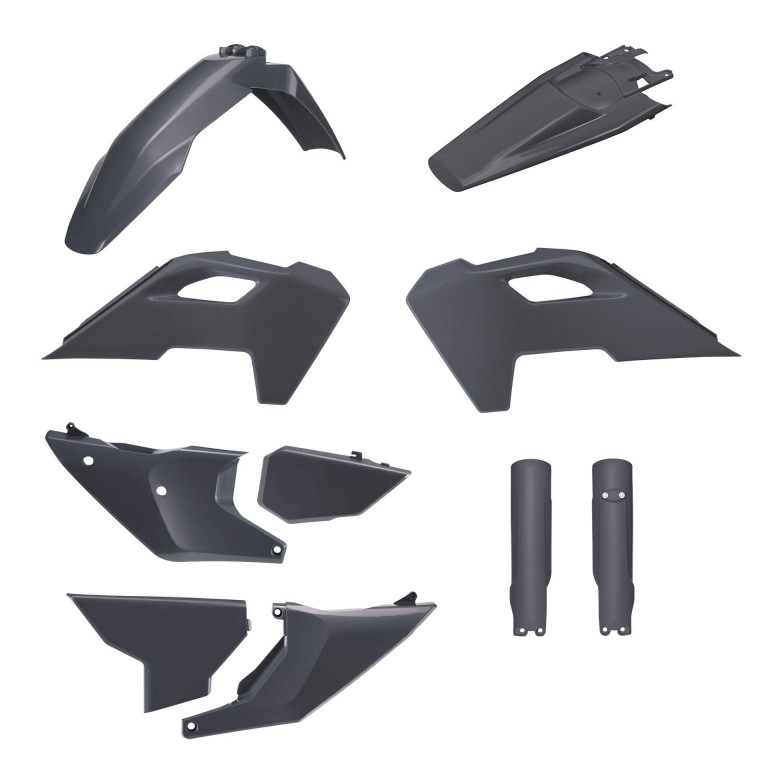 Plastic body kit POLISPORT 91628 N-Grey