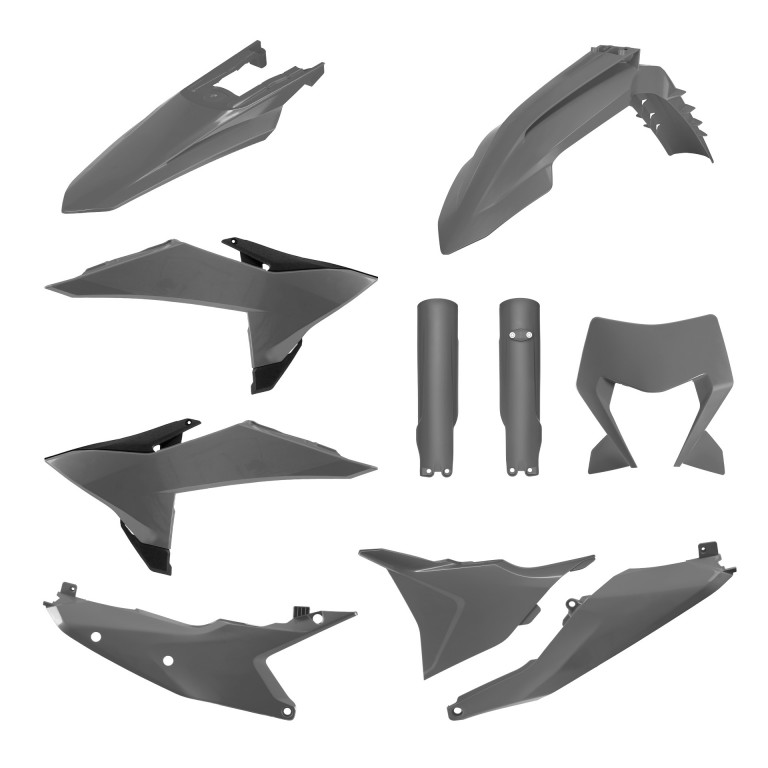 Plastic body kit POLISPORT 91658 Nardo grey