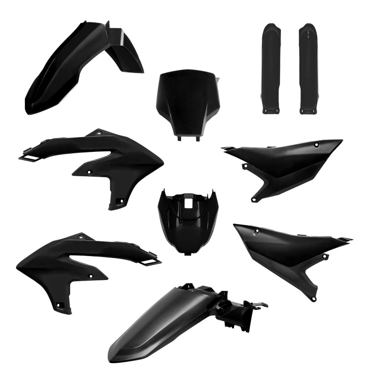 Plastic body kit POLISPORT 91667 Crni for YAMAHA YZ 450 F 2026