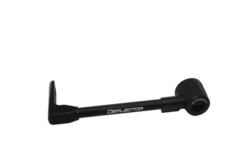 Lever guard ACCOSSATO DE002 with black hose and joint left, aluminium