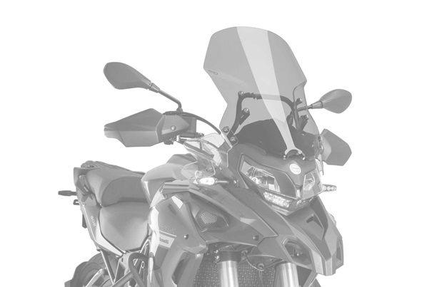 Windscreen PUIG TOURING 9485N Crni