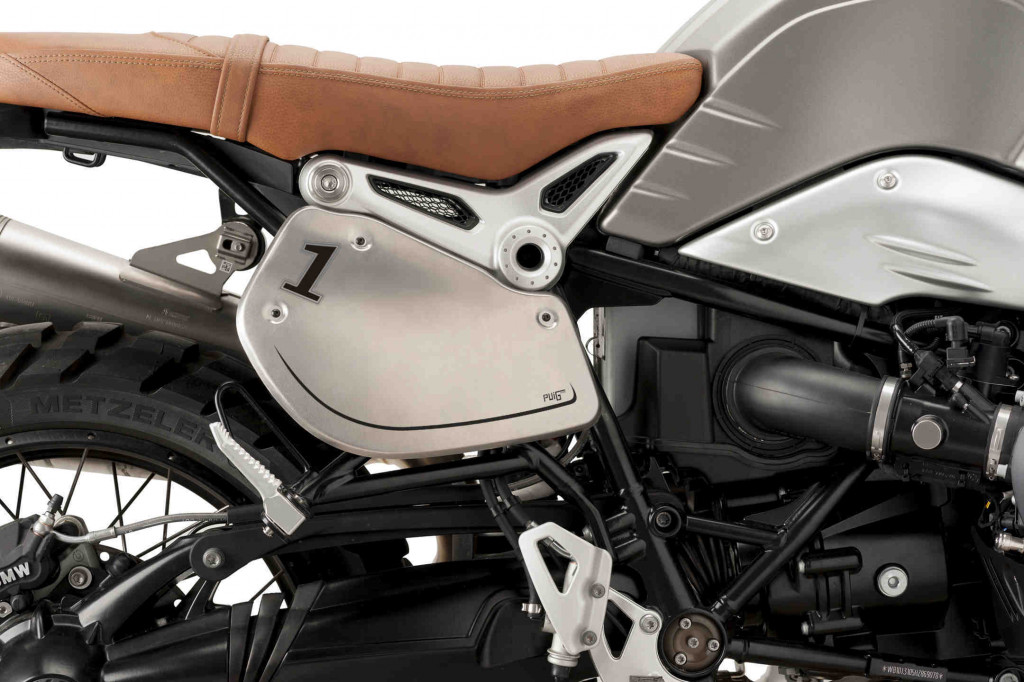 Side panels PUIG RETRO 9599P aluminium without supports