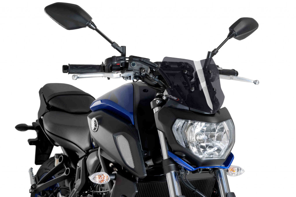 Windshield PUIG NEW GEN. SPORT 9666F dark smoke