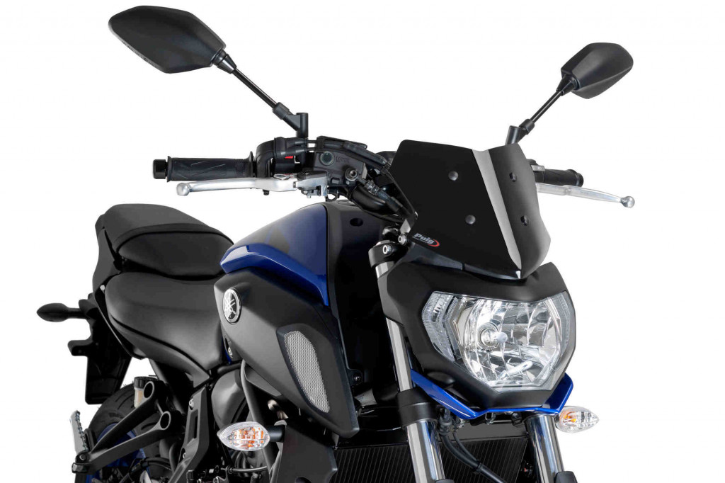Windshield PUIG NEW GEN. SPORT 9666N Crni