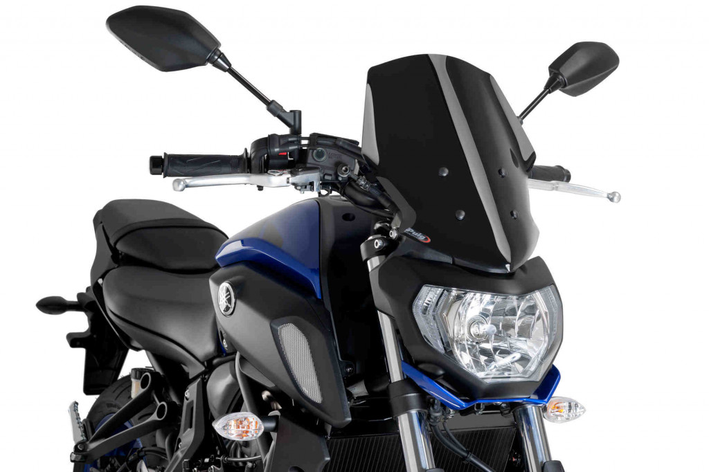 Windshield PUIG NEW. GEN SPORT 9667N Crni