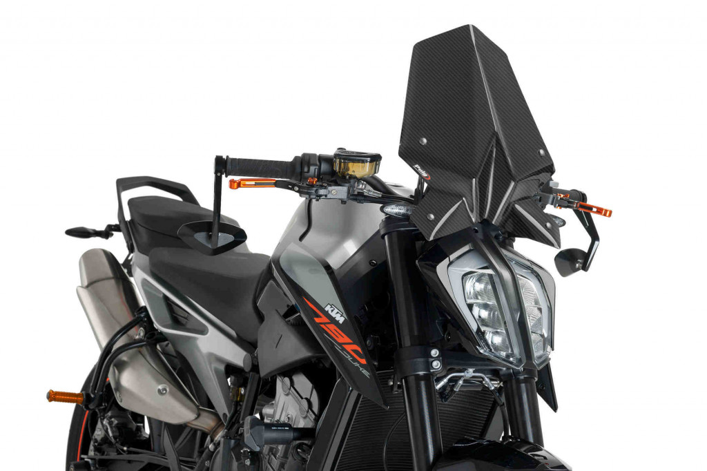 Windshield PUIG NEW GEN. SPORT 9668C carbon look