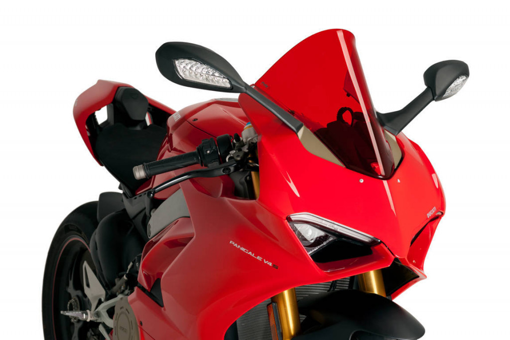 Windscreen PUIG RACING 9690R crven