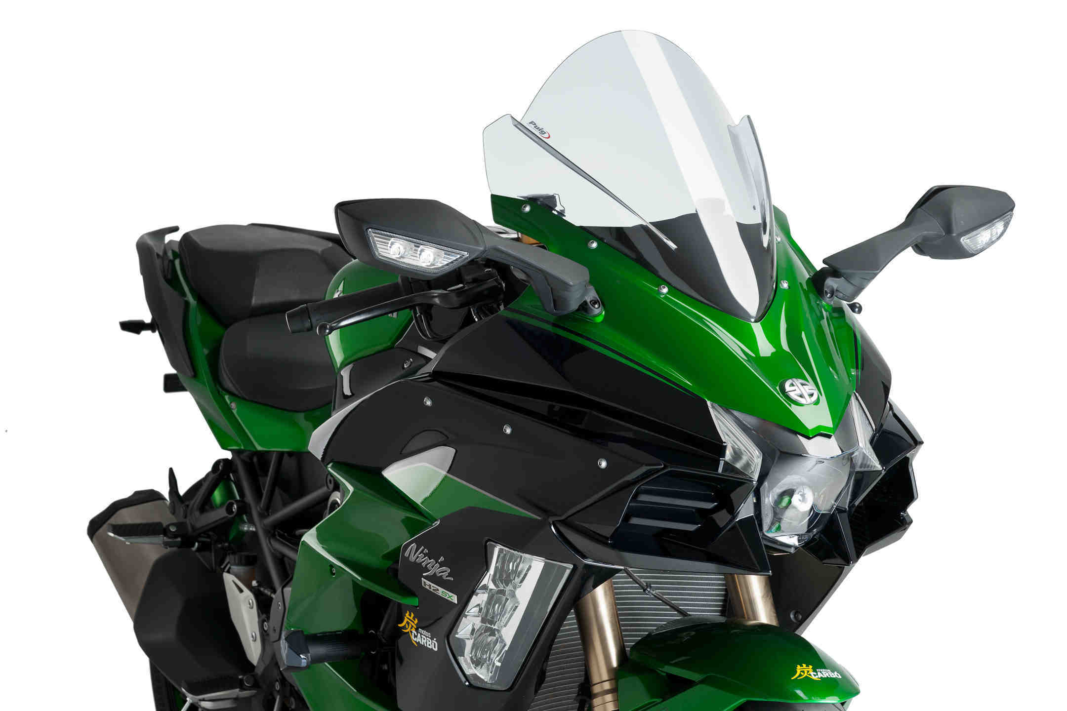 Windscreen PUIG RACING 9704W transparent