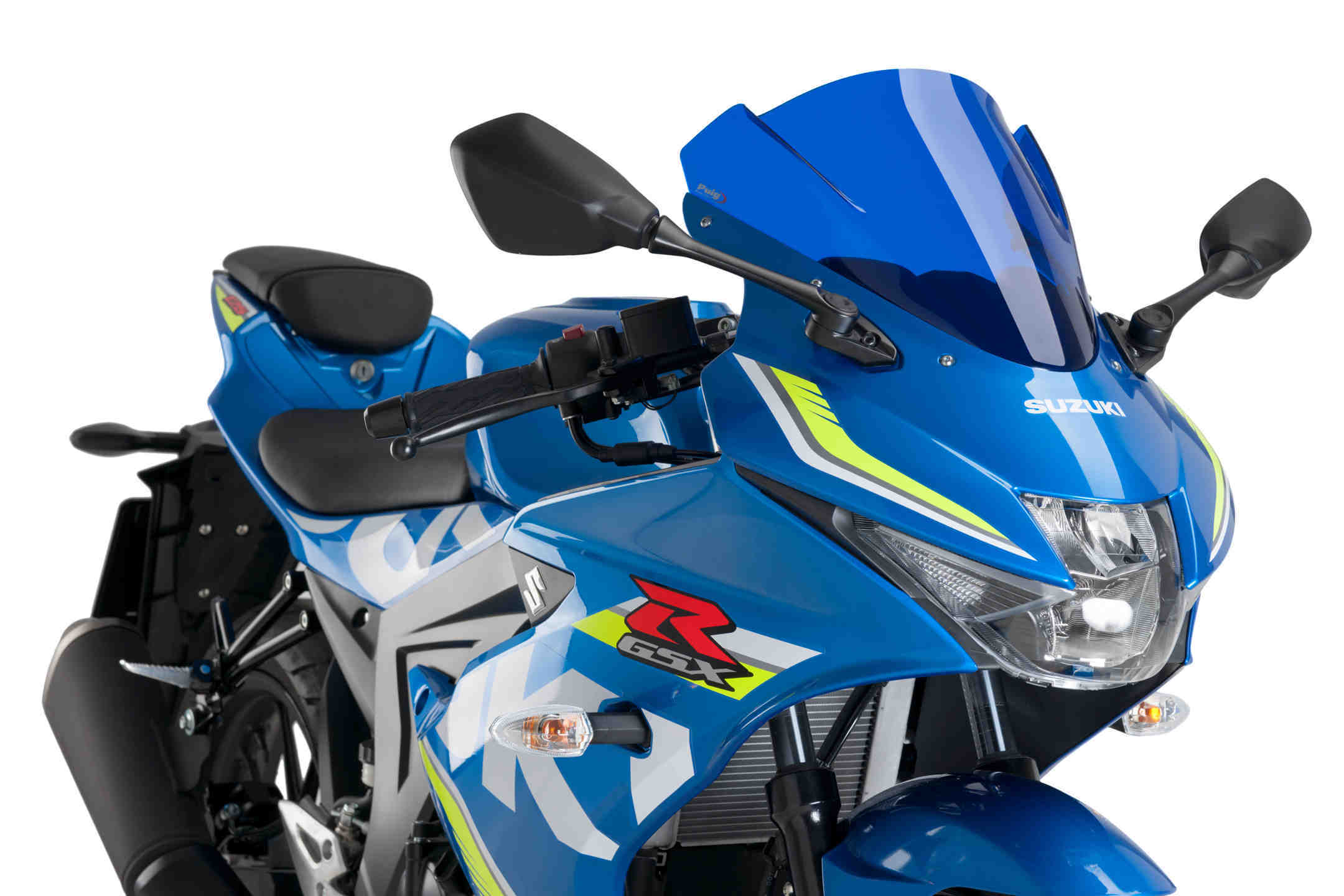 Windscreen PUIG RACING 9721A plavi