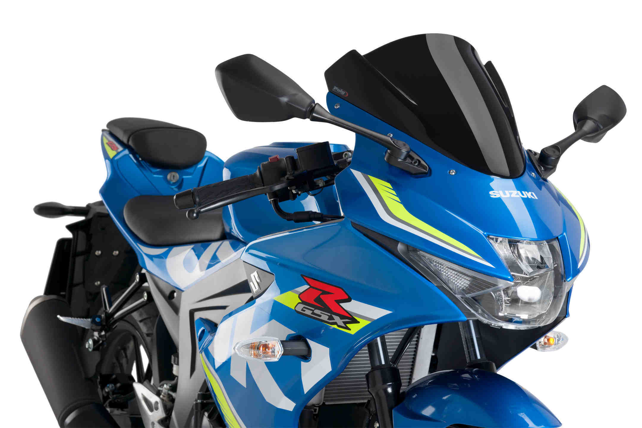 Windscreen PUIG RACING 9721N Crni