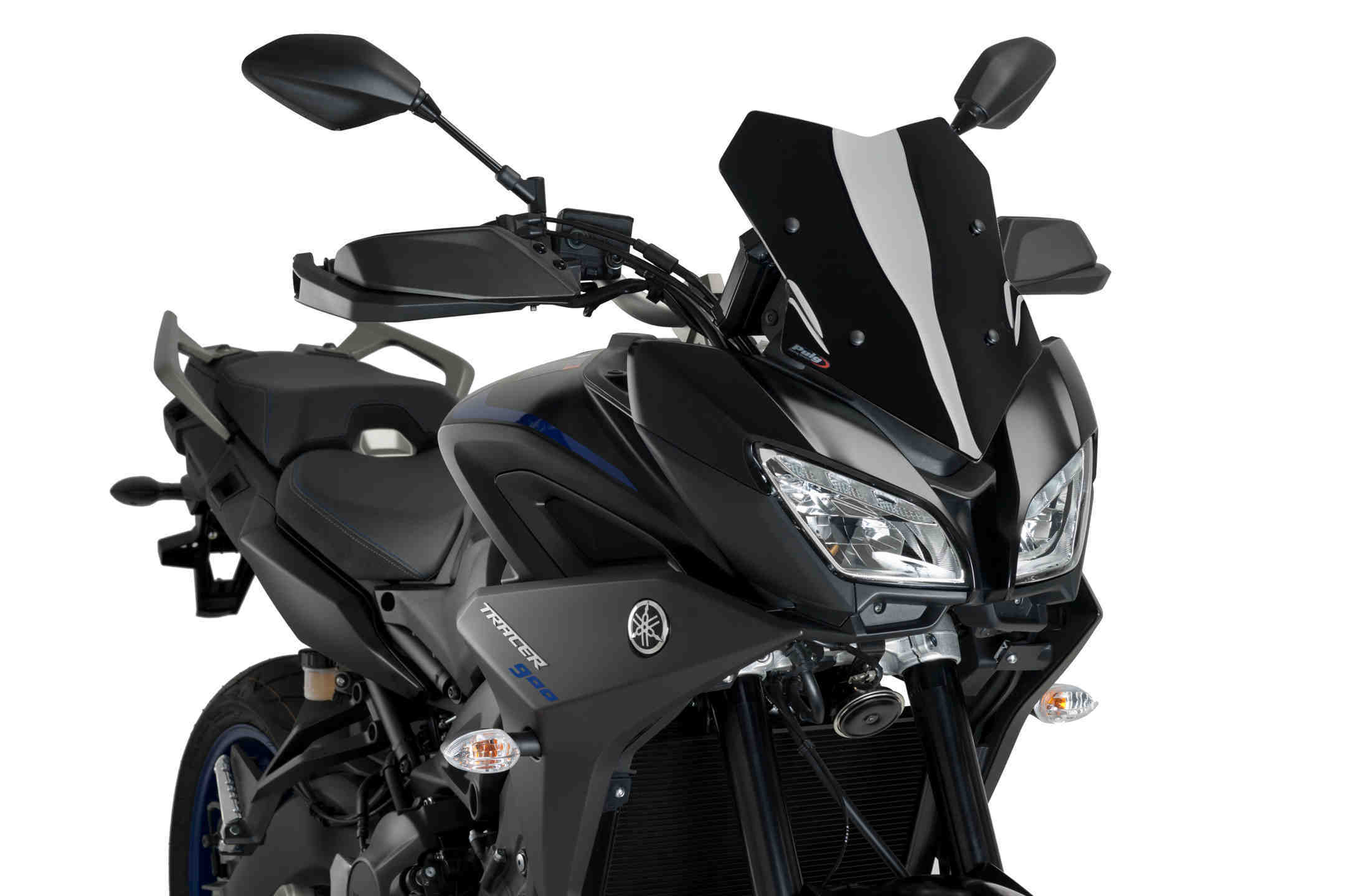 Windscreen PUIG RACING 9724N Crni