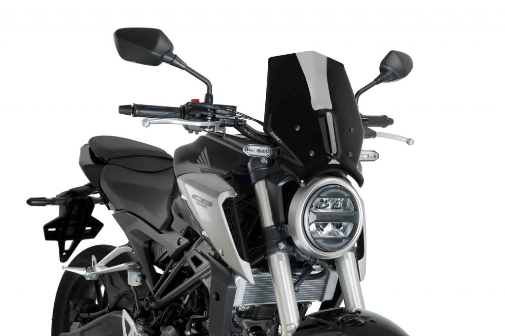 Windshield PUIG NEW GEN. SPORT 9734N Crni