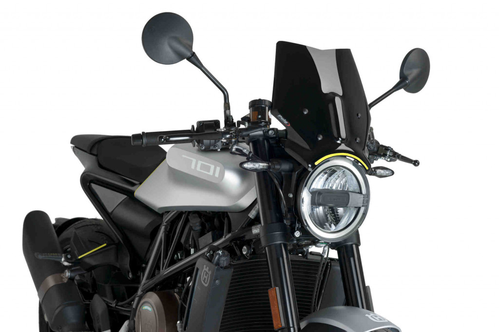 Windshield PUIG NEW GEN. SPORT 9750N Crni