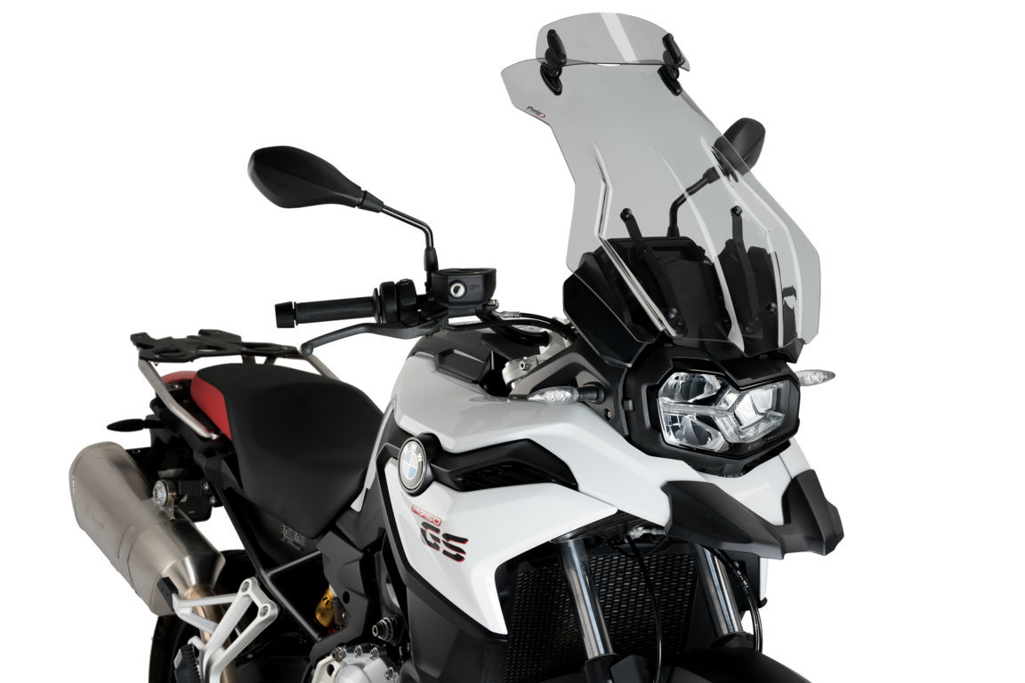 Windscreen PUIG TOURING WITH VISOR 9771H smoke