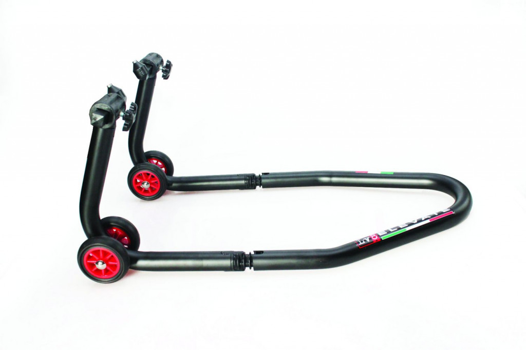 Universal front stand LV8 LEGO E600LD with cone and rubber cursors kits matt black