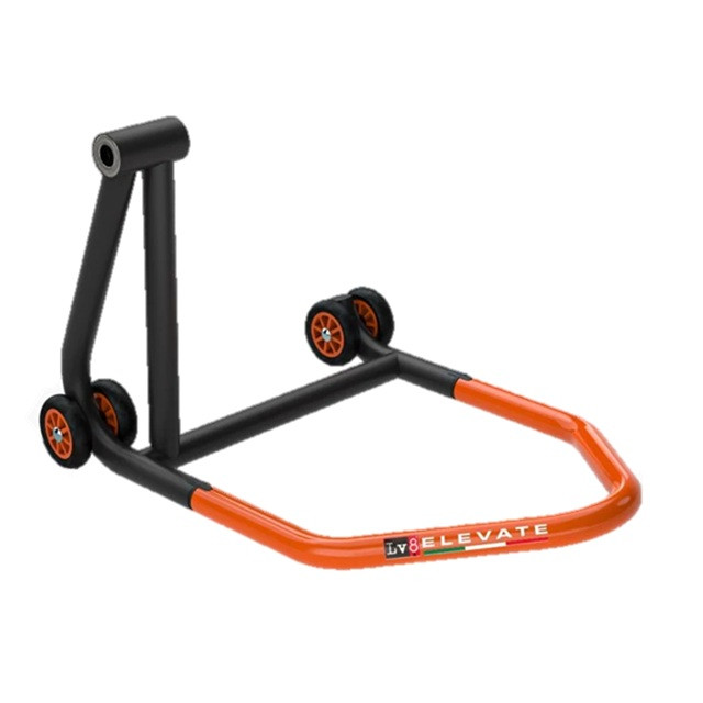 Left single arm stand LV8 E630L.KO without pin black/orange