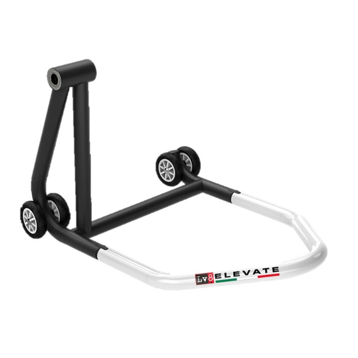 Left single arm stand LV8 E630L.KW without pin black/white