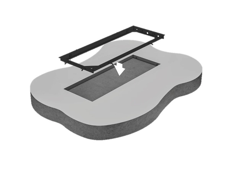 In-Ground frame LV8 GOLDRAKE 600 EGHCF600 for GOLDRAKE 600 HFCF