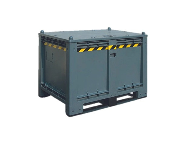 Battery container to stock empty battery 250 lt LV8 EIG-CBE600ADRCT - optional cover