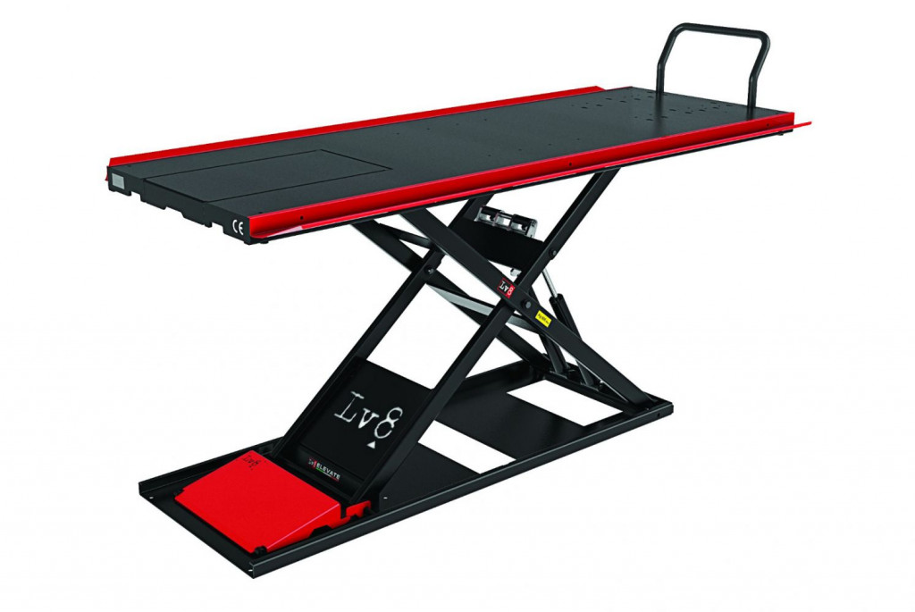 Motorcycle lift LV8 NANO 600 GARAGE EN600GEF floor version
