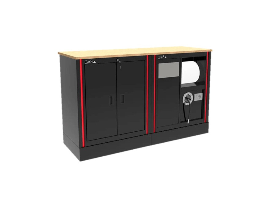 Racing bench LV8 EQR-02.R crven