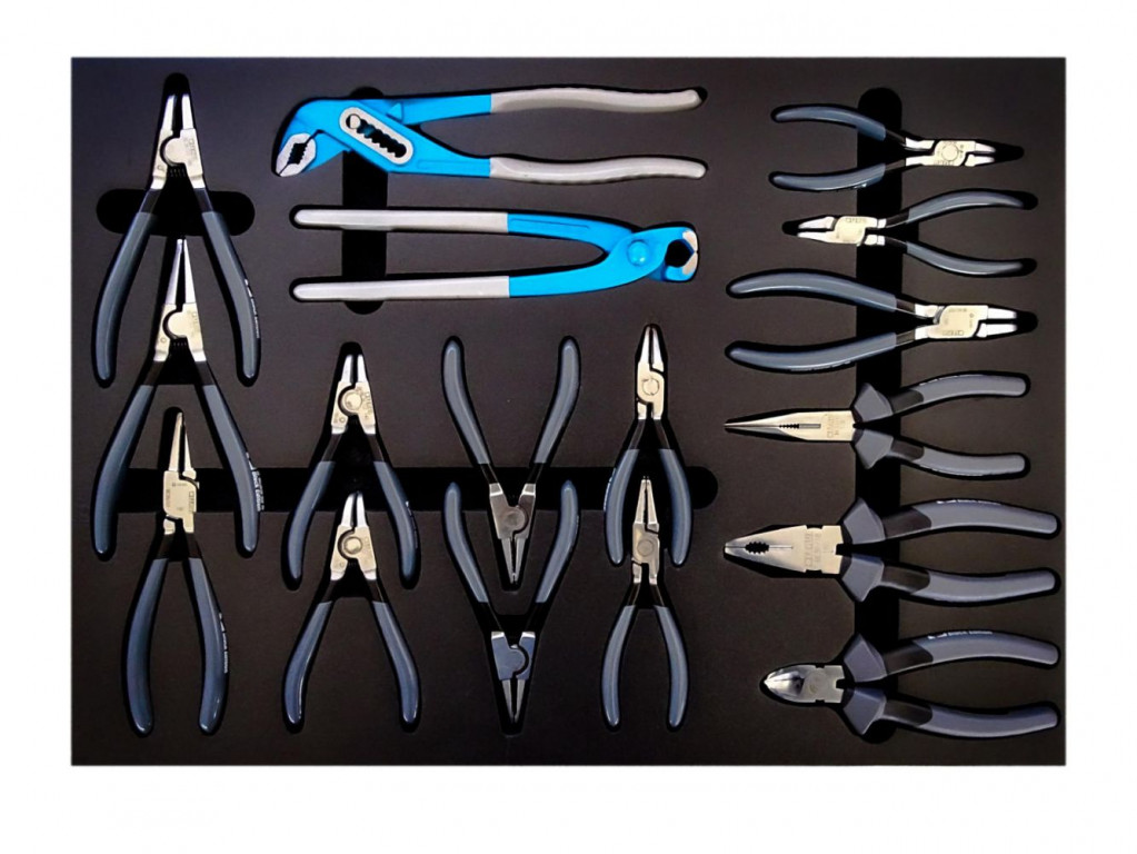 Pliers, tower pincers and cutting nippers set LV8 EUT-FK-C3