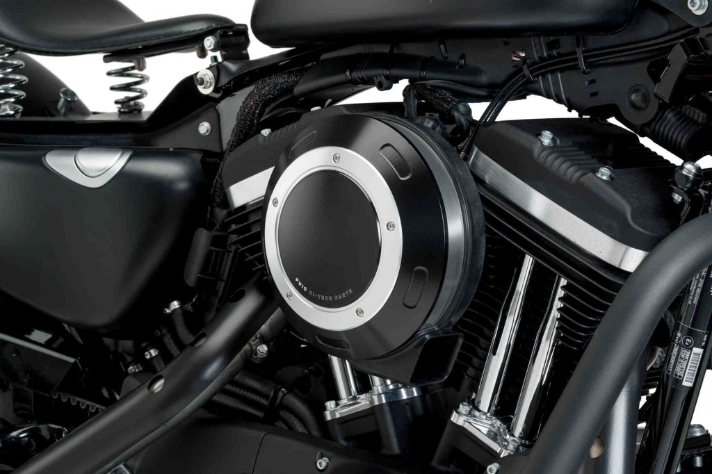 Air filter cover PUIG 9993N Crni