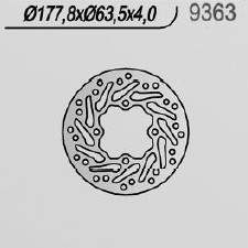 Kočiona disk NG 9363