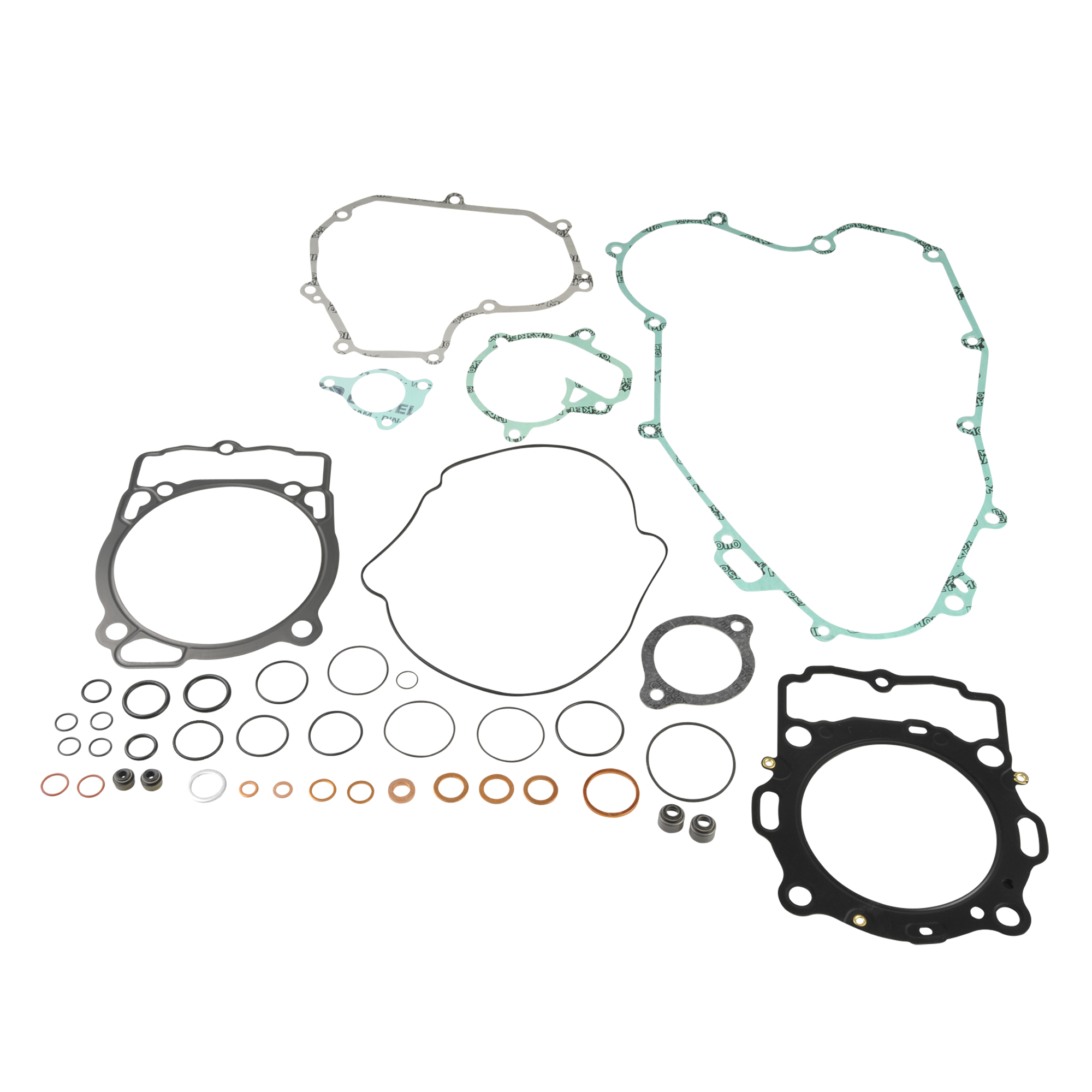 Complete Gasket Kit ATHENA P400270870037 (valve cover not included) for KTM EXC-F 450 (Racing) 2007-2011, KTM EXC (XC) 530 2008-2011