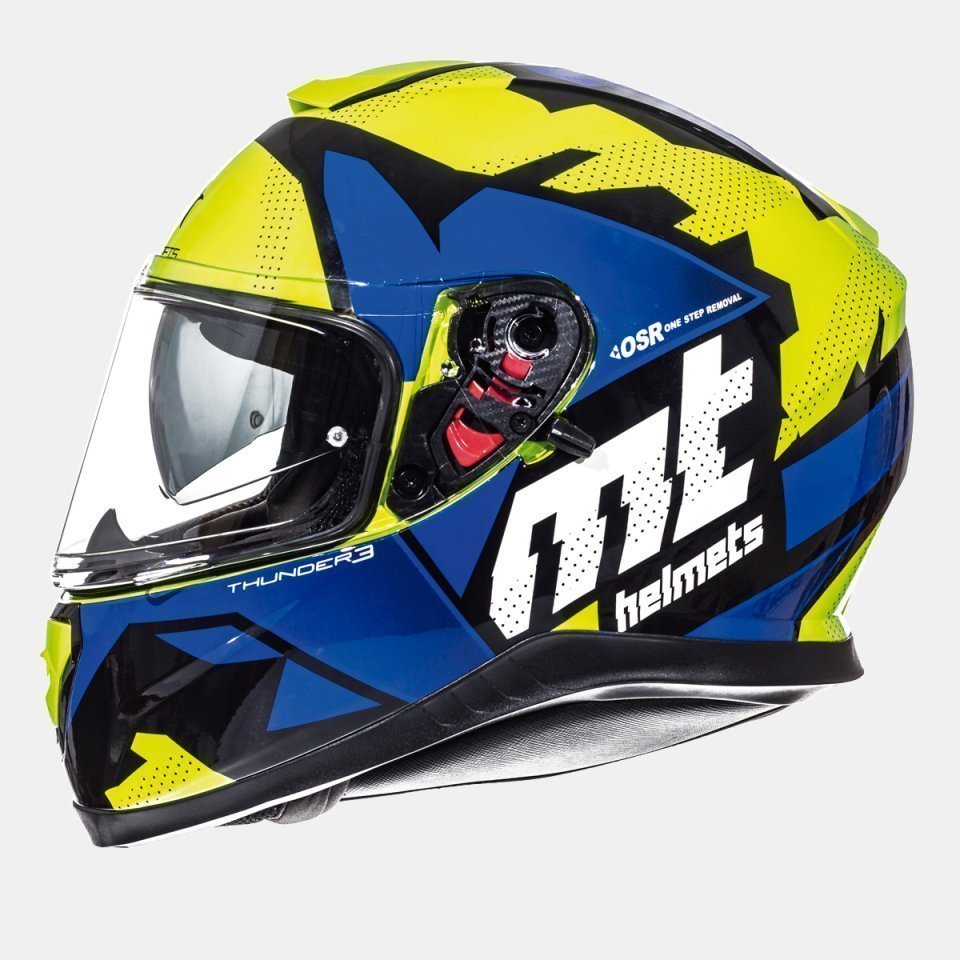 Helmet MT Helmets THUNDER 3 SV FLUOR YELLOW XS