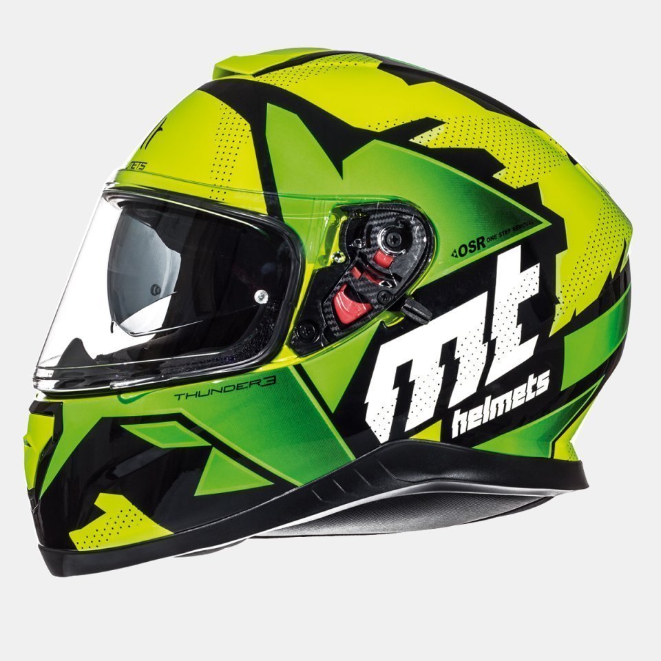 Helmet MT Helmets THUNDER 3 SV FLUOR YELLOW XS