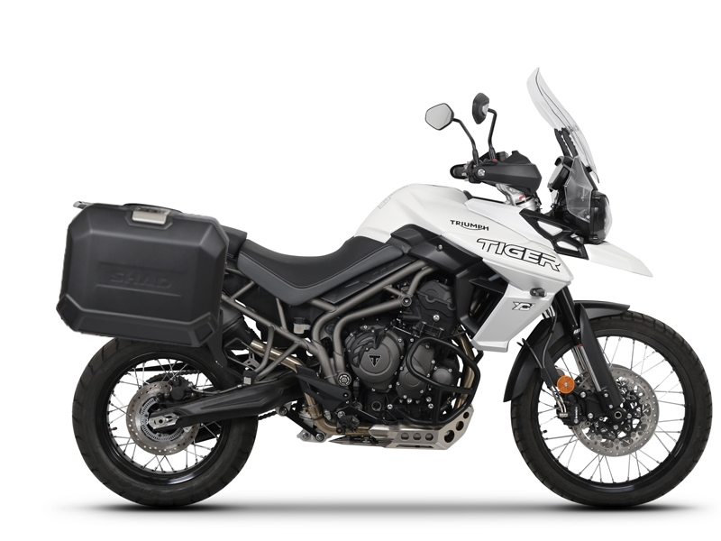 Set bočnih aluminijastih kofera sa nosači 36L/47L SHAD TERRA SHAD TRIUMPH Tiger 800
