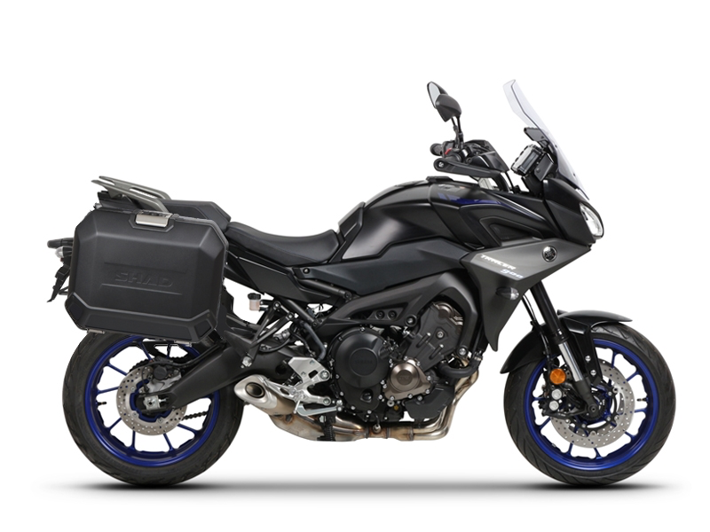 Set bočnih aluminijastih kofera sa nosači 36L SHAD TERRA BLACK SHAD YAMAHA MT-09 Tracer / Tracer 900