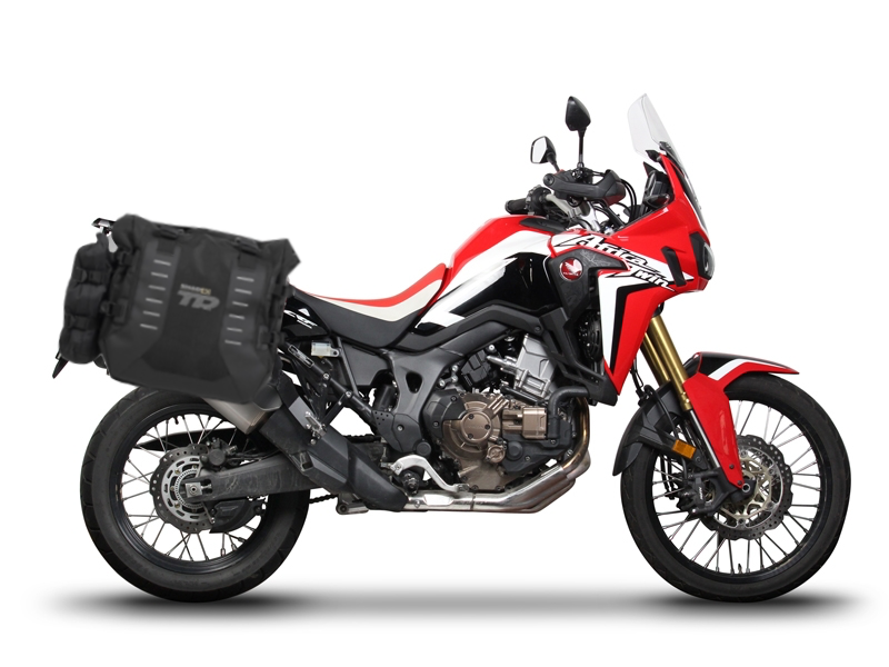 Complete set of SHAD TERRA TR40 adventure saddlebags, including mounting kit SHAD HONDA CRF 1000 Africa Twin