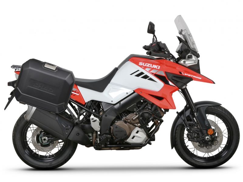 Set bočnih aluminijastih kofera sa nosači 36L SHAD TERRA BLACK SHAD SUZUKI DL 1000 V-Strom/ DL 1050 V-Strom