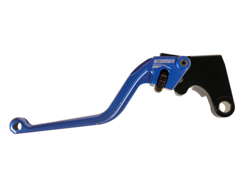 Clutch Lever ACCOSSATO ESY688H fixed CNC-worked aluminium, blue
