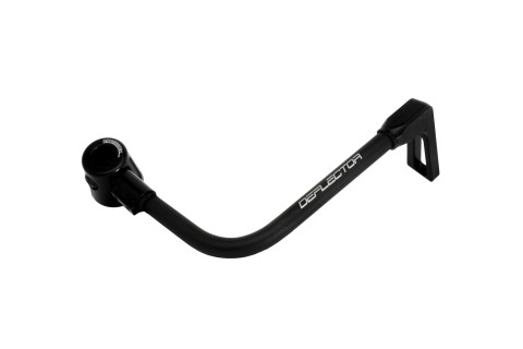 Lever guard ACCOSSATO DE001 with black hose and joint right, aluminium